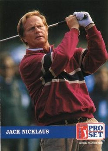 #201 Jack Nicklaus - 1992 Pro Set PGA Tour Golf