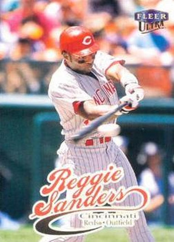 #201 Reggie Sanders - Cincinnati Reds - 1999 Ultra Baseball