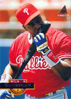 #201 Wes Chamberlain - Philadelphia Phillies - 1994 Pinnacle Baseball
