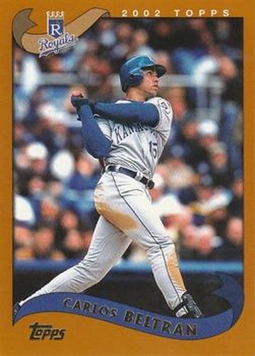 #201 Carlos Beltran - Kansas City Royals - 2002 Topps Baseball