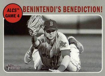 #201 Benintendi's Benediction! - Boston Red Sox - 2019 Topps Heritage Baseball