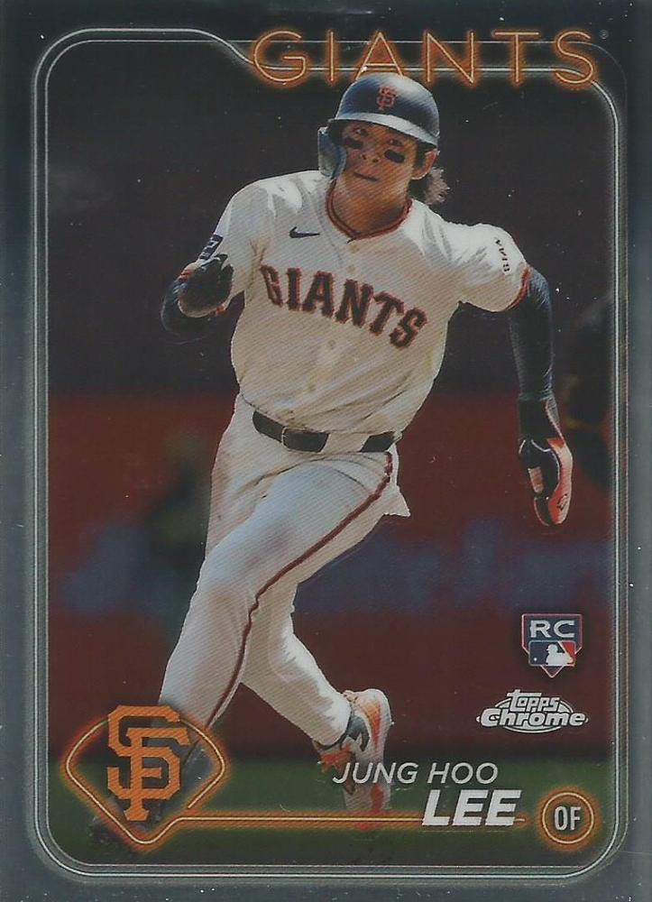 #201 Jung Hoo Lee - San Francisco Giants - 2024 Topps Chrome Baseball