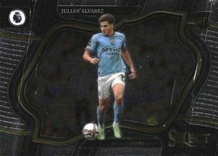 #201 Julian Alvarez - Manchester City - 2022-23 Panini Select Premier League Soccer