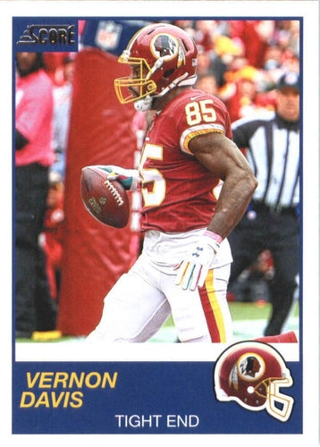 #201 Vernon Davis - Washington Redskins - 2019 Score Football