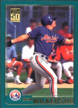 #T201 Brad Wilkerson - Montreal Expos - 2001 Topps Traded & Rookies Baseball