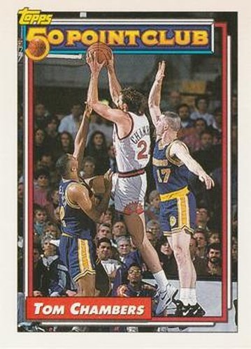 #201 Tom Chambers - Phoenix Suns - 1992-93 Topps Basketball