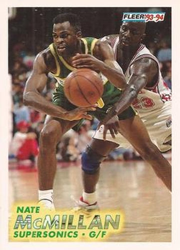 #201 Nate McMillan - Seattle SuperSonics - 1993-94 Fleer Basketball