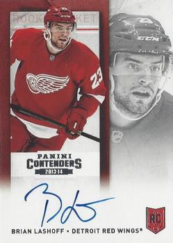 #201 Brian Lashoff - Detroit Red Wings - 2013-14 Panini Contenders Hockey