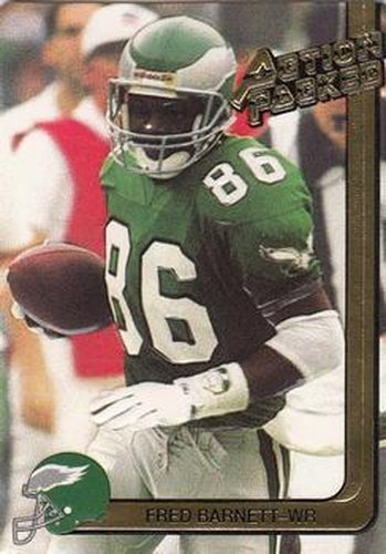 #201 Fred Barnett - Philadelphia Eagles - 1991 Action Packed Football