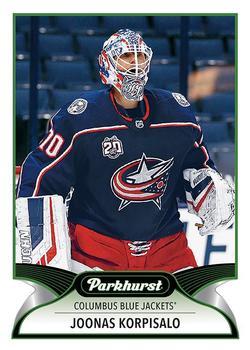 #201 Joonas Korpisalo - Columbus Blue Jackets - 2021-22 Parkhurst Hockey