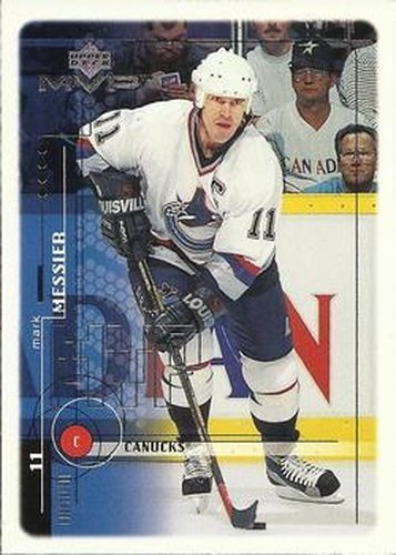 #201 Mark Messier - Vancouver Canucks - 1998-99 Upper Deck MVP Hockey