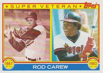 #201 Rod Carew - Minnesota Twins / California Angels - 1983 Topps Baseball