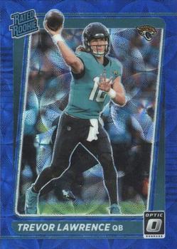 #201 Trevor Lawrence - Jacksonville Jaguars - 2021 Donruss Optic - Blue Scope Football