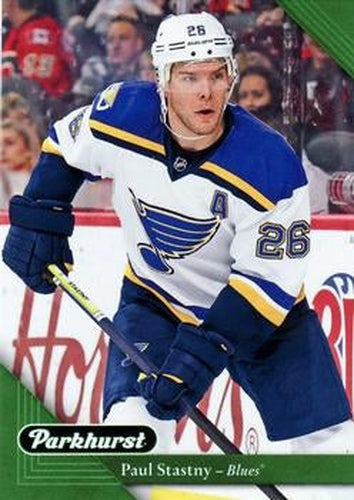 #201 Paul Stastny - St. Louis Blues - 2017-18 Parkhurst Hockey