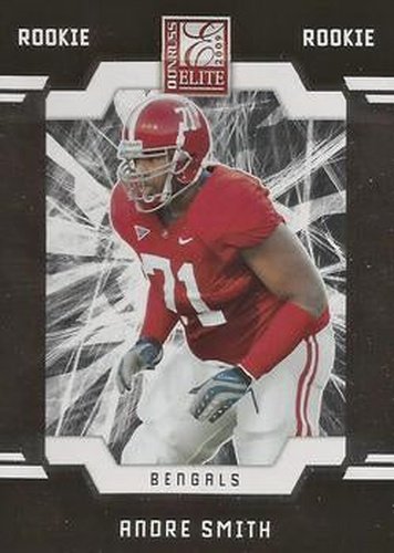 #201 Andre Smith - Cincinnati Bengals - 2009 Donruss Elite Football