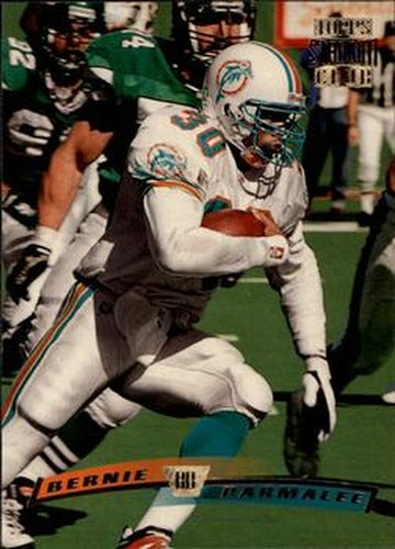 #201 Bernie Parmalee - Miami Dolphins - 1996 Stadium Club Football