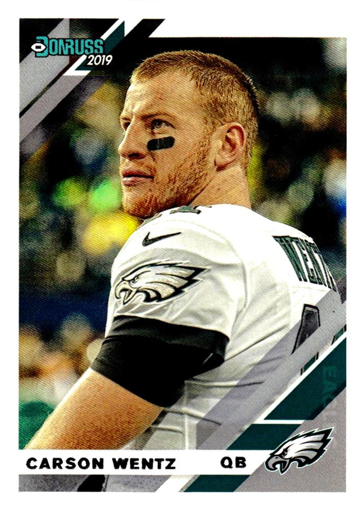 #202V Carson Wentz - Philadelphia Eagles - 2019 Donruss Football