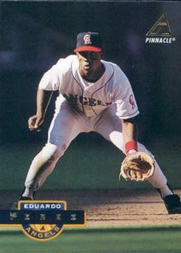 #202 Eduardo Perez - California Angels - 1994 Pinnacle Baseball