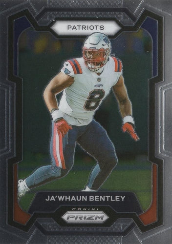 #202 Ja'whaun Bentley - New England Patriots - 2023 Panini Prizm Football