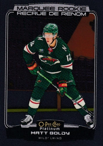 #202 Matt Boldy - Minnesota Wild - 2022-23 O-Pee-Chee Platinum Hockey