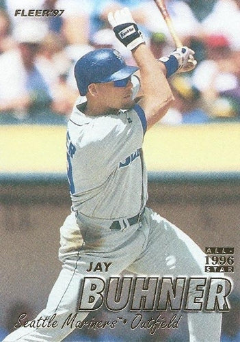 #202 Jay Buhner - Seattle Mariners - 1997 Fleer Baseball