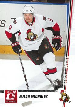 #202 Milan Michalek - Ottawa Senators - 2010-11 Donruss Hockey