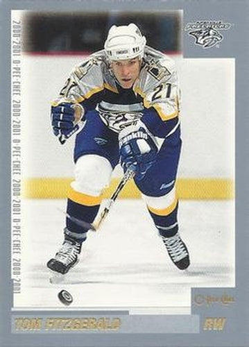 #202 Tom Fitzgerald - Nashville Predators - 2000-01 O-Pee-Chee Hockey