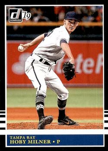 #202 Hoby Milner - Tampa Bay Rays - 2019 Donruss Baseball