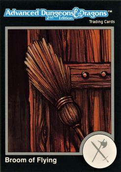 #202 Broom of Flying - 1991 TSR Advanced Dungeons & Dragons - Silver