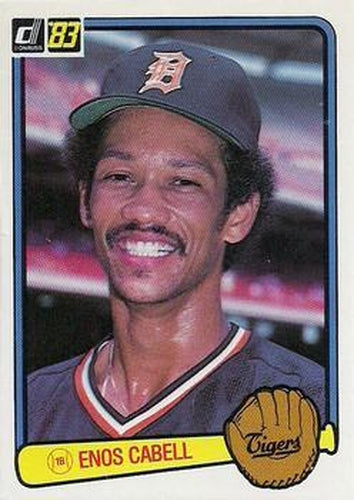 #202 Enos Cabell - Detroit Tigers - 1983 Donruss Baseball