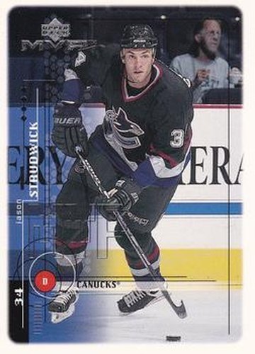 #202 Jason Strudwick - Vancouver Canucks - 1998-99 Upper Deck MVP Hockey