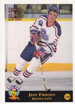 #202 Jeff Friesen - Regina Pats - 1994 Classic Pro Hockey Prospects Hockey