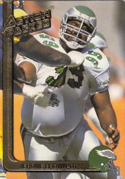 #202 Jerome Brown - Philadelphia Eagles - 1991 Action Packed Football