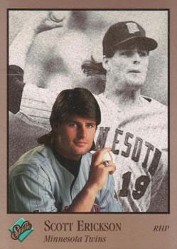#202 Scott Erickson - Minnesota Twins - 1992 Studio Baseball