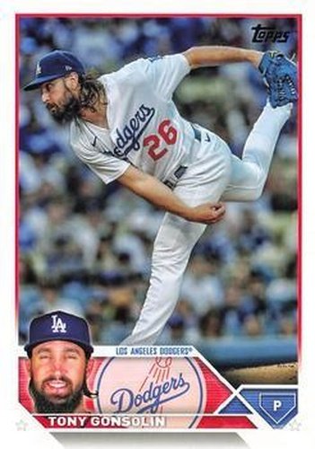 #202 Tony Gonsolin - Los Angeles Dodgers - 2023 Topps Baseball