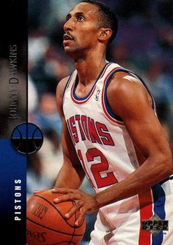 #202 Johnny Dawkins - Detroit Pistons - 1994-95 Upper Deck Basketball
