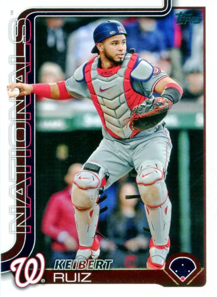 #202 Keibert Ruiz - Washington Nationals - 2025 Topps Baseball