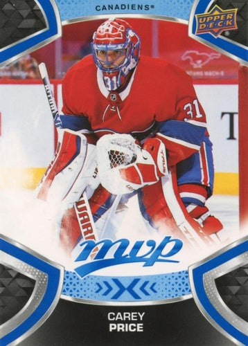 #202 Carey Price - Montreal Canadiens - 2021-22 Upper Deck MVP - Blue Hockey