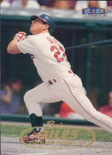 #202 Brian Giles - Cleveland Indians - 1998 Fleer Tradition Baseball