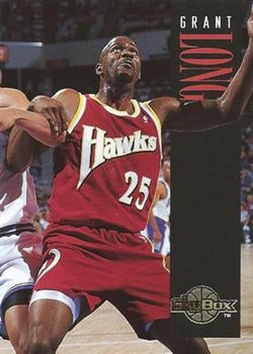 #203 Grant Long - Atlanta Hawks - 1994-95 SkyBox Premium Basketball