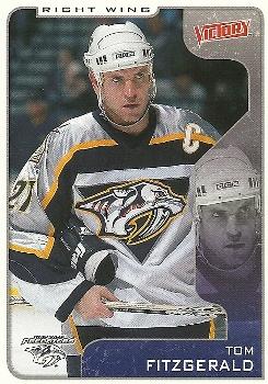 #203 Tom Fitzgerald - Nashville Predators - 2001-02 Upper Deck Victory Hockey