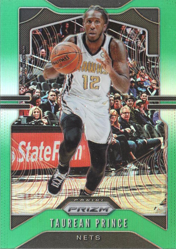 #203 Taurean Prince - Brooklyn Nets - 2019-20 Panini Prizm - Prizms Green Basketball