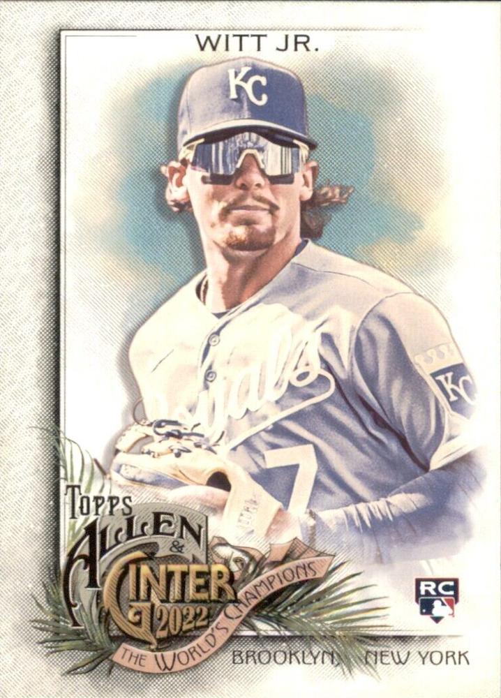 #203 Bobby Witt Jr. - Kansas City Royals - 2022 Topps Allen & Ginter Baseball