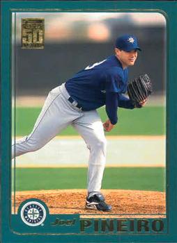 #T203 Joel Pineiro - Seattle Mariners - 2001 Topps Traded & Rookies Baseball