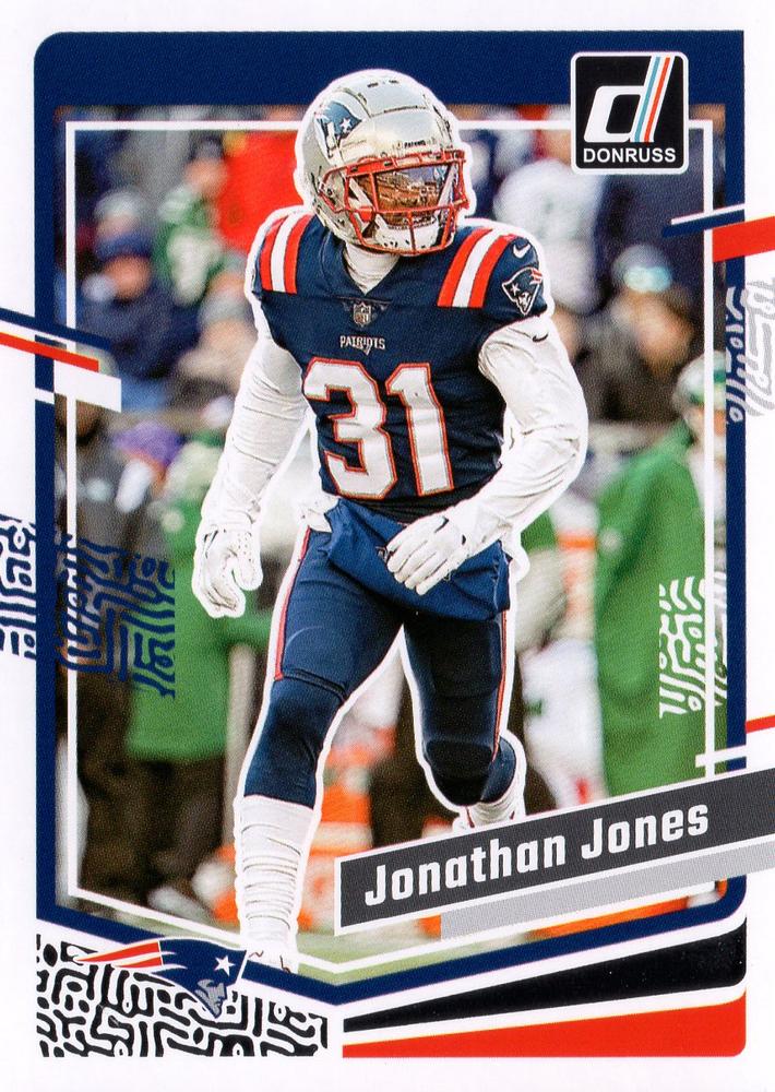 #203 Jonathan Jones - New England Patriots - 2023 Donruss Football