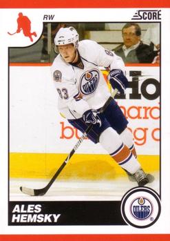 #203 Ales Hemsky - Edmonton Oilers - 2010-11 Score Hockey