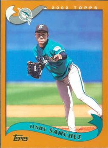 #203 Jesus Sanchez - Florida Marlins - 2002 Topps Baseball