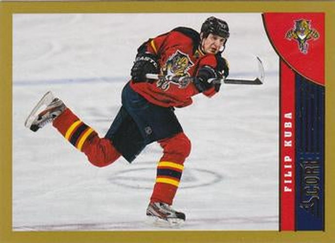 #203 Filip Kuba - Florida Panthers - 2013-14 Score - Gold Hockey