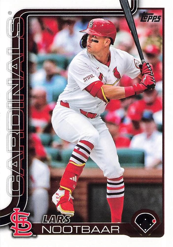 #203 Lars Nootbaar - St. Louis Cardinals - 2025 Topps Baseball