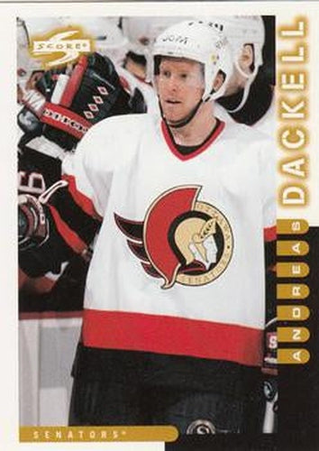 #203 Andreas Dackell - Ottawa Senators - 1997-98 Score Hockey